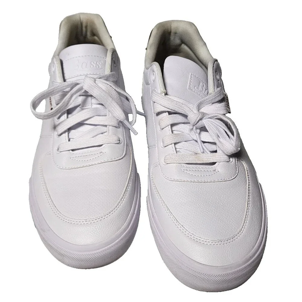 BASS White Sneakers Size 12 Synthetic Upper